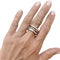 Bague 57 Bague Bulgari "B.Zero1" en or blanc. 58 Facettes 31755