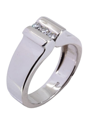 Bague 51 BAGUE TRILOGIE DIAMANTS 58 Facettes 075481