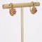 Boucles d'oreilles Dormeuses anciennes 2 ors rubis 58 Facettes 22-576