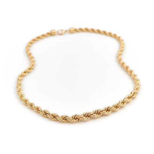 Collier Collier Maille torsadée Or jaune 58 Facettes 1833628CN