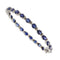 Bracelet Bracelet tennis saphirs et diamants 58 Facettes 30332