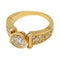 Bague 50 Bague or jaune et diamants. 58 Facettes 31606