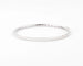 Bracelet Bracelet jonc en or gris serti de 3 lignes de diamant 58 Facettes