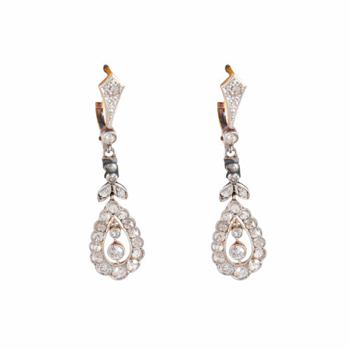 Boucles d'oreilles DORMEUSES OR & DIAMANTS 58 Facettes BO/22012-220142