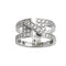 Bague 53 Bague Chaumet, "Lien Ajouré", or blanc, diamants. 58 Facettes 30991