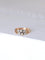 Bague Bague Belle Epoque double anneau perle fine diamant 58 Facettes