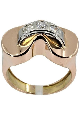 Bague 55 BAGUE TANK DIAMANTS 58 Facettes 035401