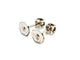 Boucles d'oreilles Dinh Van Boucles d'oreilles Puces Cube Or blanc Diamant 58 Facettes 1236680CN