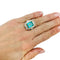 Bague 55 Bague deux ors émeraude et diamants. 58 Facettes 30866