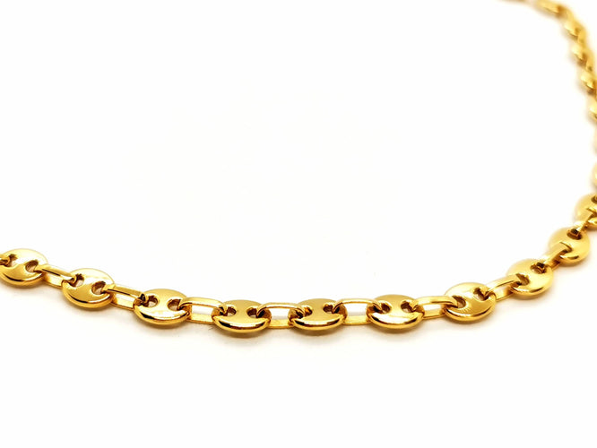 Collier Collier Grain de café Or jaune 58 Facettes 1763689CN