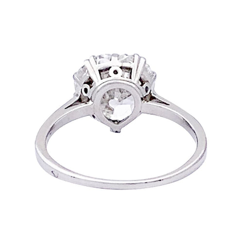 Bague 56 Bague Mellerio, platine et diamant. 58 Facettes 33413