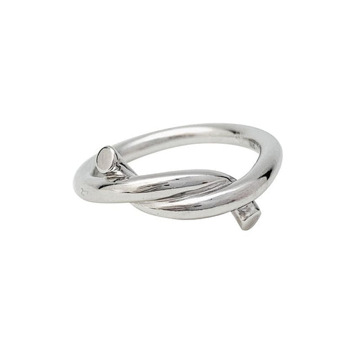 Bague 49 Bague Cartier, "Entrelacé", or blanc. 58 Facettes 30772