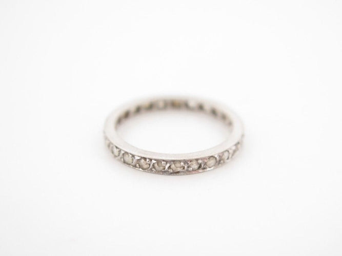 Bague 49 bague alliance americaine 25 diamants 58 Facettes 258430