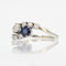Bague 52 Bague toi et moi or blanc saphir diamants 58 Facettes 22-523