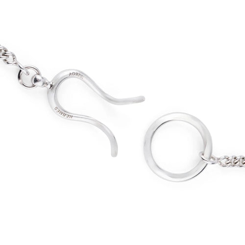 Collier Hermès - Collier Sautoir "Arabesque" Argent 58 Facettes 1
