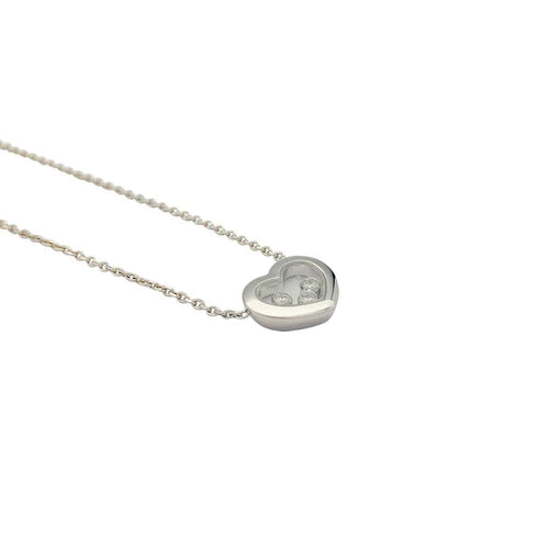 Collier Collier Chopard, "Happy Diamonds", or blanc. 58 Facettes 31978