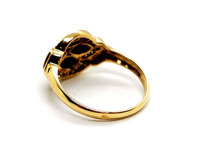 Bague 54 Bague Or jaune Saphir 58 Facettes 1186464CN
