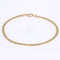 Bracelet Bracelet or jaune maille gourmette plate 58 Facettes CVBR34