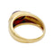 Bague 54 Bague Boucheron, "Jaïpur", or jaune, grenat. 58 Facettes 32643