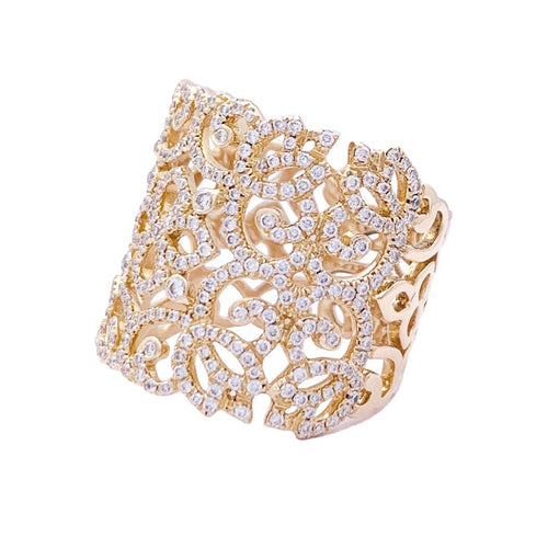 Bague 53 Bague Messika, "Eden" or rose et diamants. 58 Facettes 33303