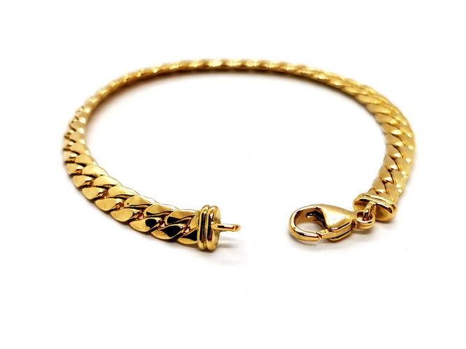 Bracelet Bracelet Maille anglaise Or jaune 58 Facettes 1099694CD