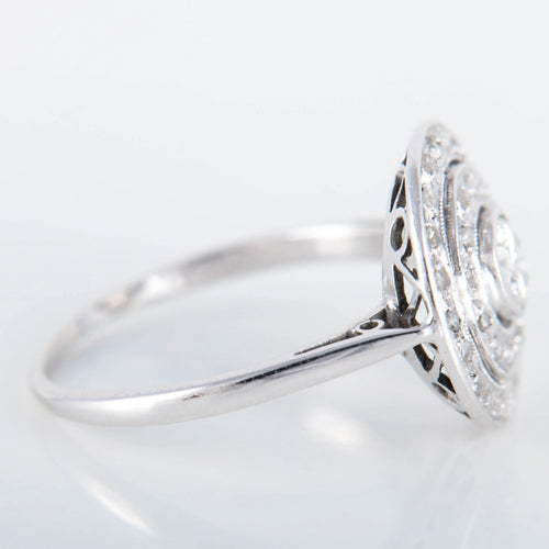 Bague 55 Bague Platine Diamants 58 Facettes 8391