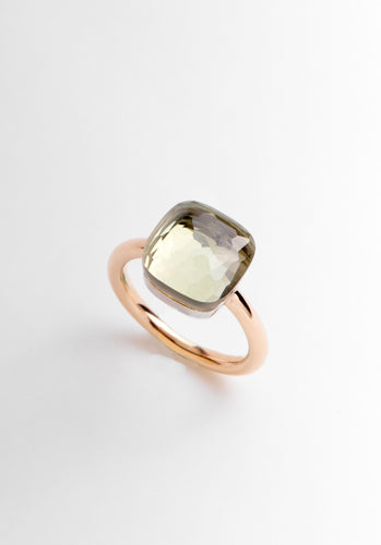 Bague 57 Bague POMELLATO Nudo Maxi Or Blanc 750/1000 58 Facettes 64128-60428