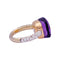 Bague 51 Bague Pomellato, "Nudo", améthyste, diamants, deux ors. 58 Facettes 33420