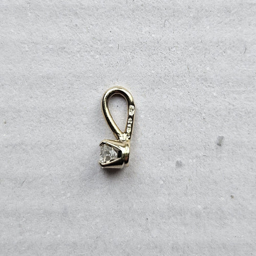 Pendentif Pendentif solitaire Or jaune Diamant 58 Facettes
