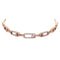 Collier Collier Messika, "Choker Move Link Multi", or rose, diamants. 58 Facettes 32646
