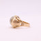 Bague Bague Tank or jaune et pierres blanches 58 Facettes