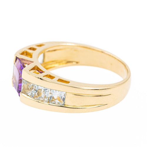 Bague 52 Bague Or jaune Améthyste 58 Facettes 2381958CN