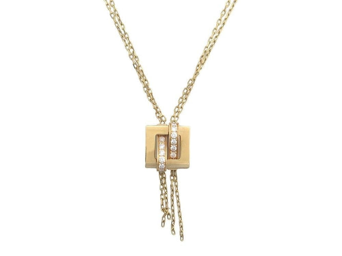 Collier collier BOUCHERON pendentif dechaine t 40 or jaune 12 diamants 0.48 ct 58 Facettes 251031