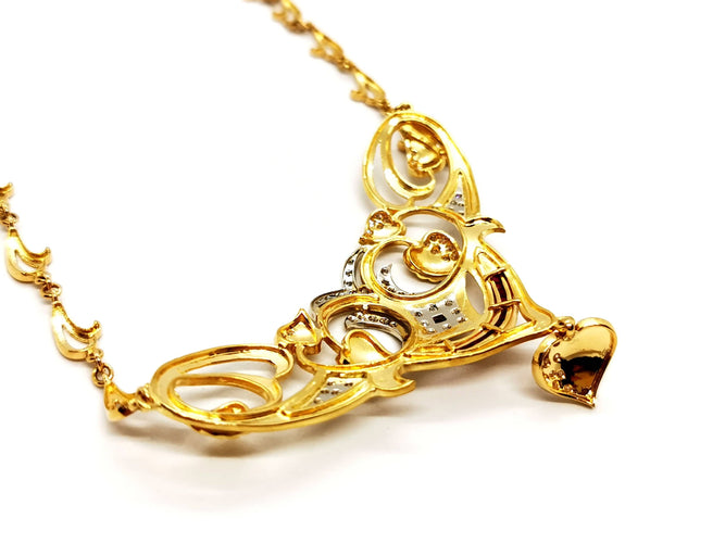 Collier Collier Or jaune Diamant 58 Facettes 1074976CN