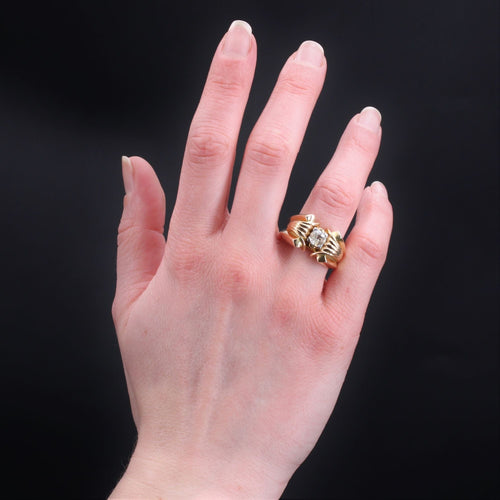 Bague 60 Bague tank diamant rétro 58 Facettes 23-049