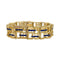 Bracelet Bracelet vintage, or jaune, émail. 58 Facettes 31987