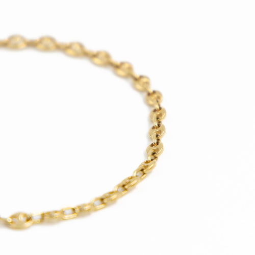 Bracelet Bracelet Maille grain de café Or jaune 58 Facettes 1670819CN