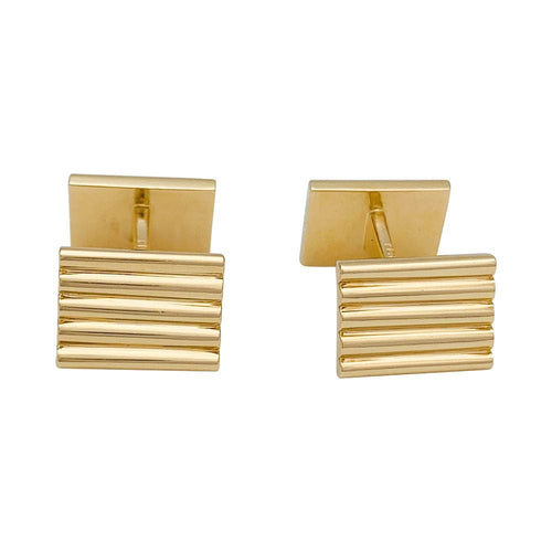 Boutons de manchette Boutons de manchette vintage Van Cleef & Arpels or jaune. 58 Facettes 31669