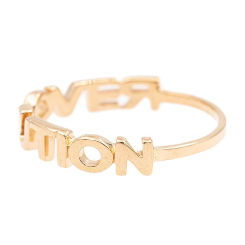 Bague 50 Ginette NY Bague Fairy Revolution Ring Or rose 58 Facettes 2484946CN