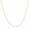 Collier Chaine or jaune maille cube 58 Facettes 15-439A