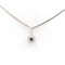 Collier Collier Pendentif Or blanc Saphir 58 Facettes 1875617CN