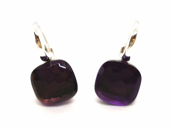 Boucles d'oreilles Pomellato Boucles d'oreilles Nudo Or blanc Améthyste 58 Facettes 1529941CN