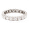Bague 53 Bague Alliance américaine Or blanc Diamant 58 Facettes 2381420CN