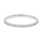 Bague 51.5 Bague Alliance Or blanc Diamant 58 Facettes 2360860CN
