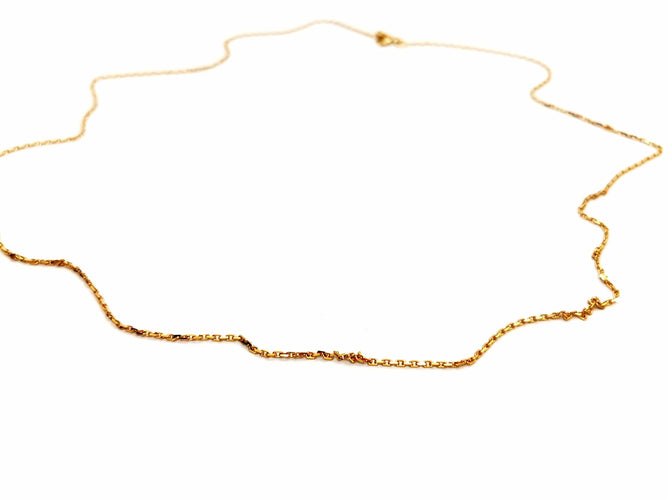 Collier Collier Maille forçat Or jaune 58 Facettes 1161948CD