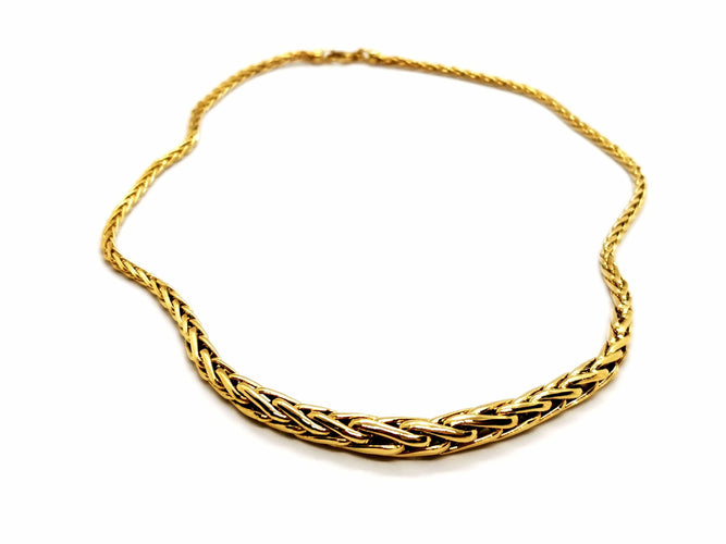 Collier Collier Maille palmier Or jaune 58 Facettes 1176290CN