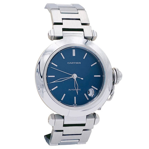 Montre Montre Cartier, "Pasha", en acier sur acier. 58 Facettes 32285