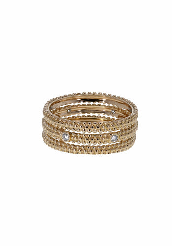 Bague 52 Bague MAUBOUSSIN Le Premier Jour 1 Rang Diamants en Or Rose 750/1000 58 Facettes 62613-58405