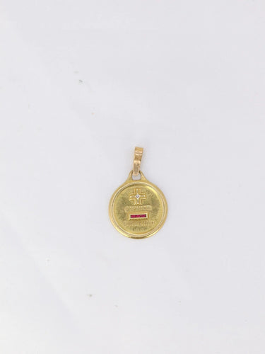 Pendentif AUGIS - Médaille amour L'essentielle, or jaune 58 Facettes J235