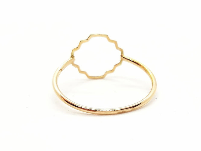 Bague 53 Bague Transparence Or rose 58 Facettes 578912RV